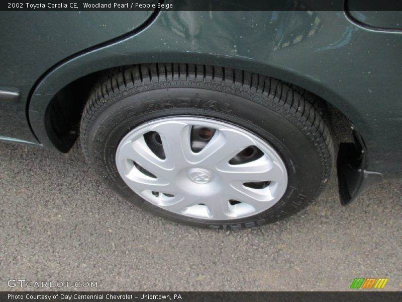 Woodland Pearl / Pebble Beige 2002 Toyota Corolla CE