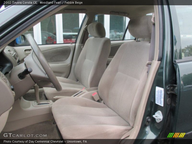 Woodland Pearl / Pebble Beige 2002 Toyota Corolla CE