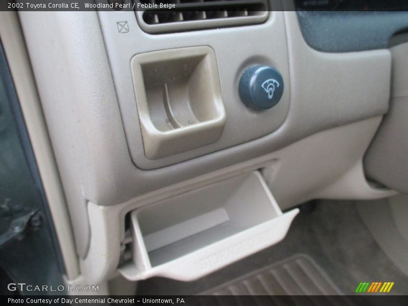 Woodland Pearl / Pebble Beige 2002 Toyota Corolla CE