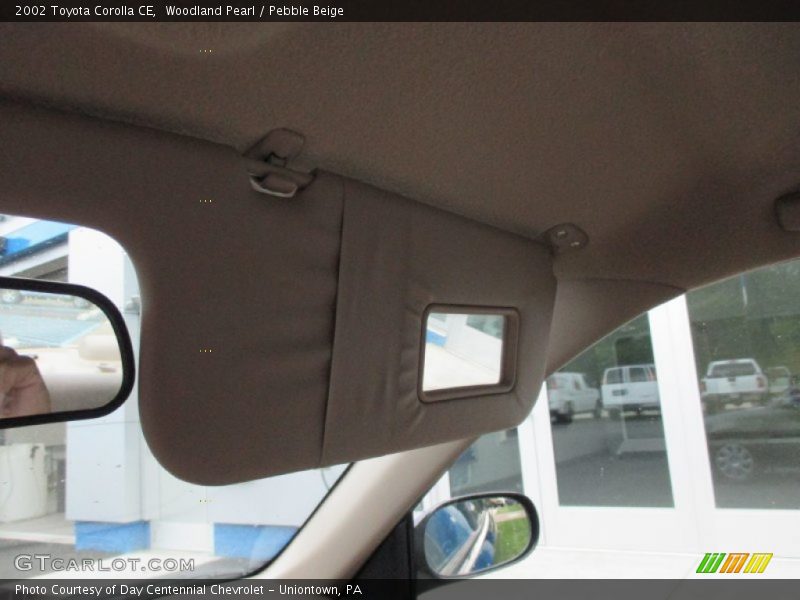 Woodland Pearl / Pebble Beige 2002 Toyota Corolla CE
