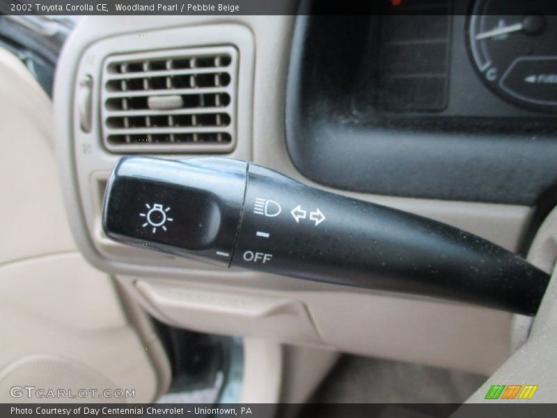 Woodland Pearl / Pebble Beige 2002 Toyota Corolla CE