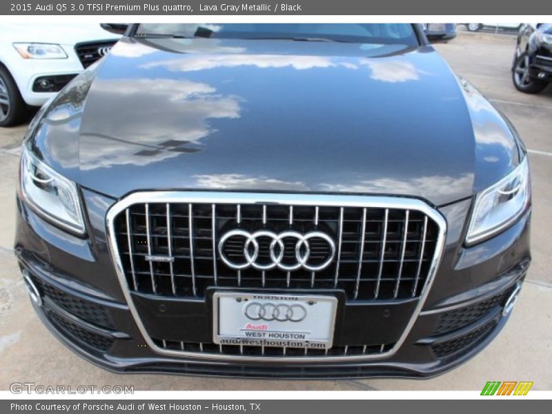 Lava Gray Metallic / Black 2015 Audi Q5 3.0 TFSI Premium Plus quattro