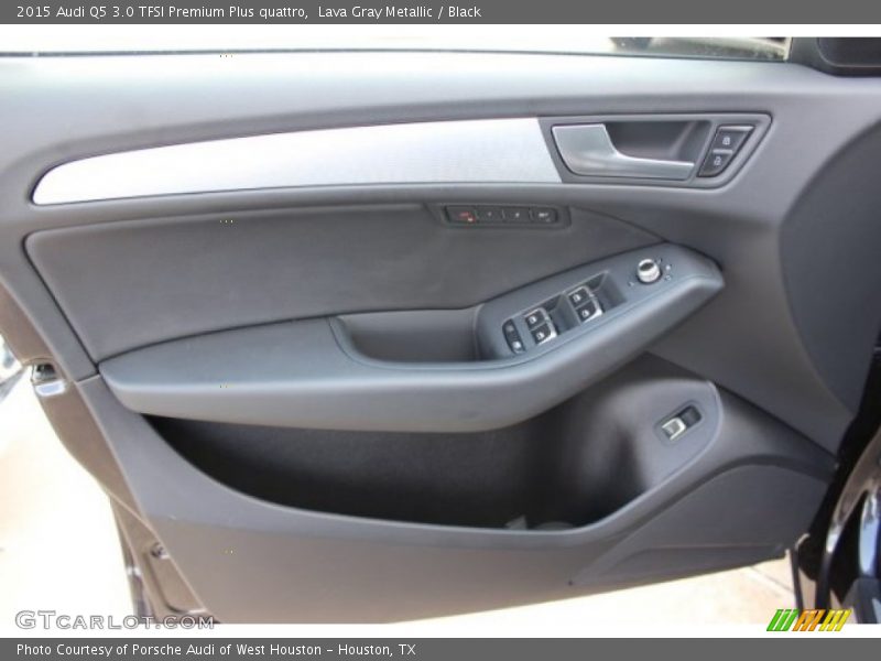 Lava Gray Metallic / Black 2015 Audi Q5 3.0 TFSI Premium Plus quattro