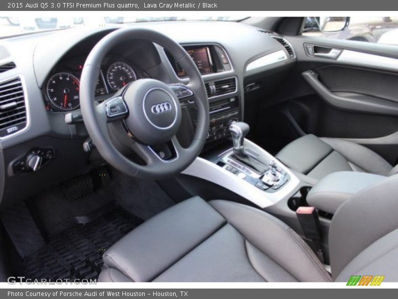 Lava Gray Metallic / Black 2015 Audi Q5 3.0 TFSI Premium Plus quattro