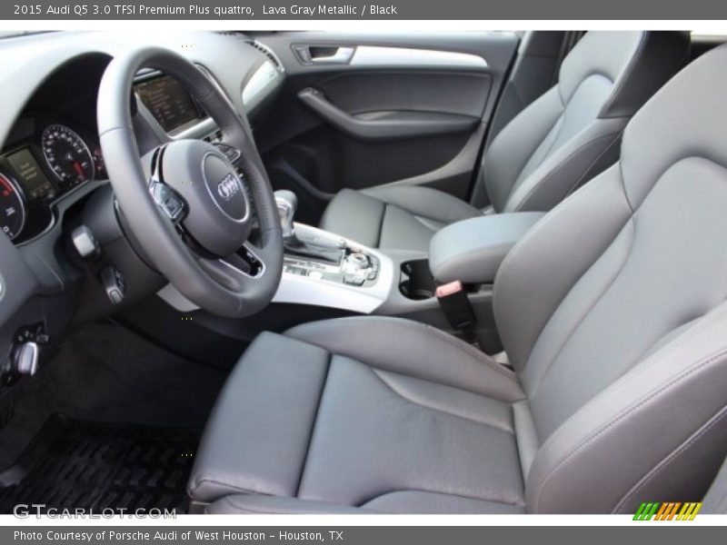 Lava Gray Metallic / Black 2015 Audi Q5 3.0 TFSI Premium Plus quattro