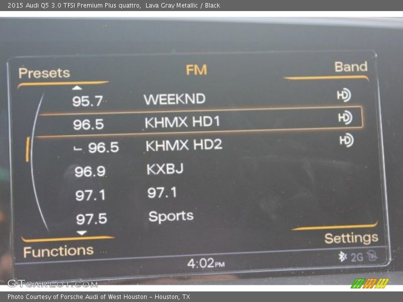 Lava Gray Metallic / Black 2015 Audi Q5 3.0 TFSI Premium Plus quattro