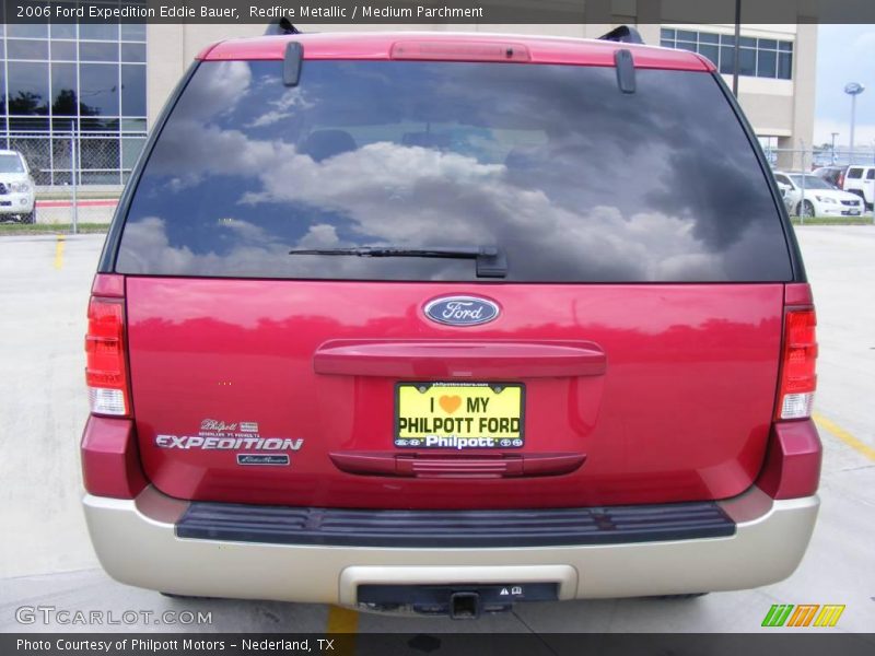 Redfire Metallic / Medium Parchment 2006 Ford Expedition Eddie Bauer