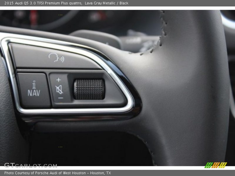 Lava Gray Metallic / Black 2015 Audi Q5 3.0 TFSI Premium Plus quattro