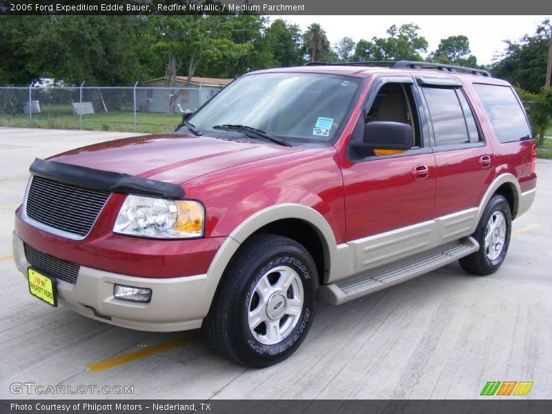 Redfire Metallic / Medium Parchment 2006 Ford Expedition Eddie Bauer