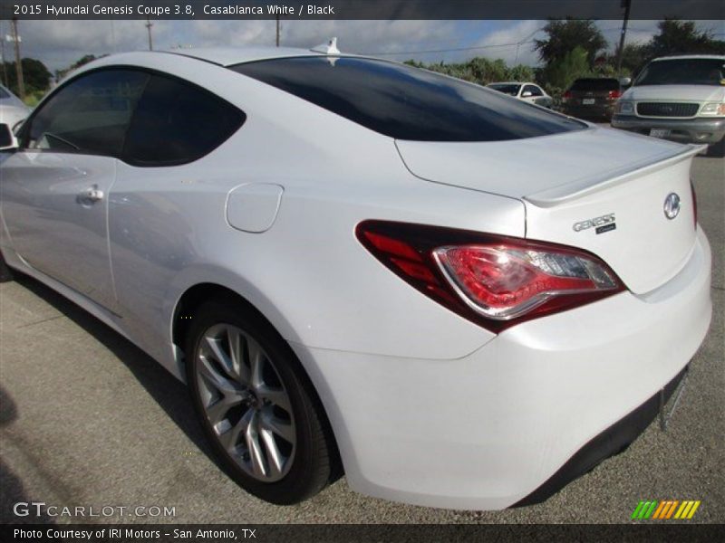 Casablanca White / Black 2015 Hyundai Genesis Coupe 3.8
