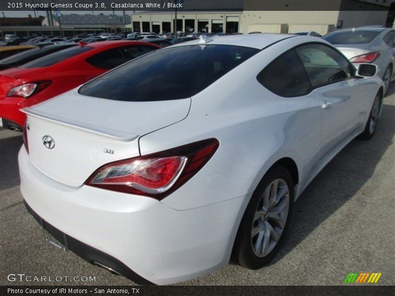 Casablanca White / Black 2015 Hyundai Genesis Coupe 3.8