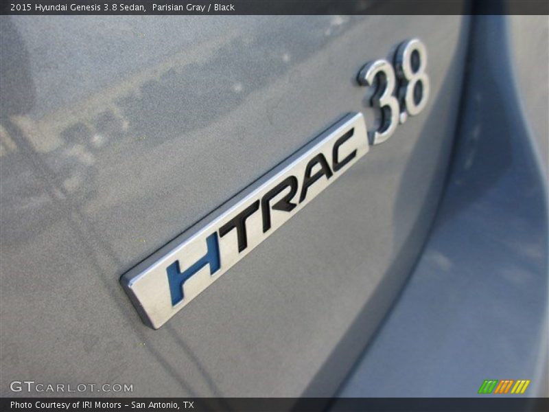Parisian Gray / Black 2015 Hyundai Genesis 3.8 Sedan