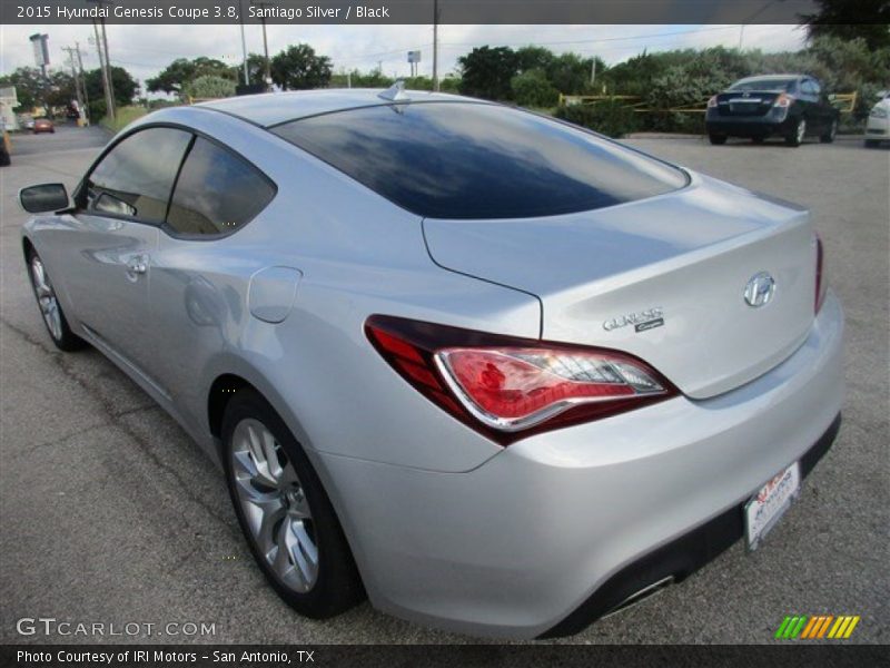 Santiago Silver / Black 2015 Hyundai Genesis Coupe 3.8