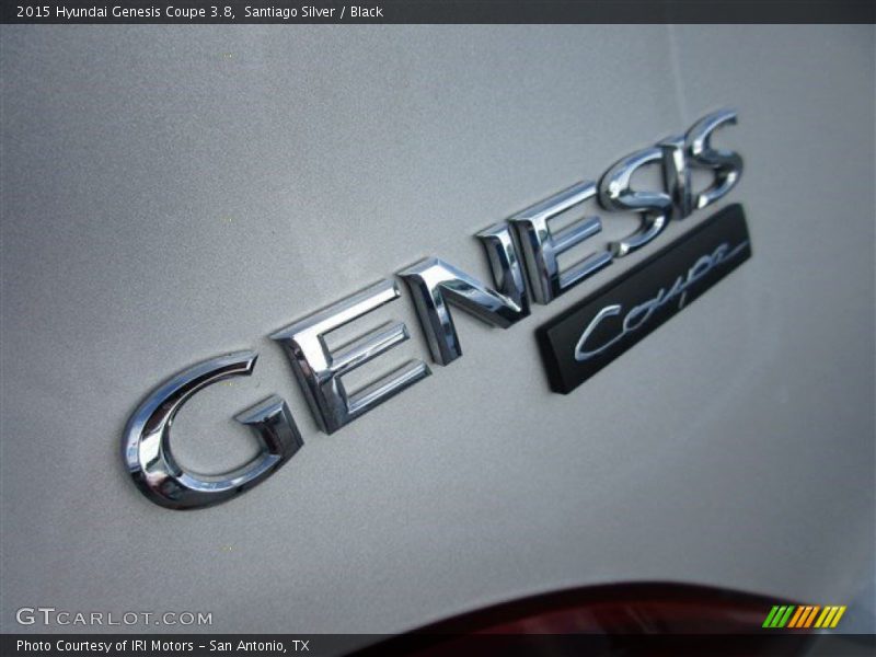 Santiago Silver / Black 2015 Hyundai Genesis Coupe 3.8
