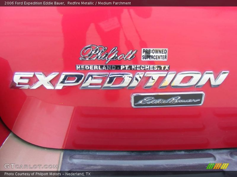 Redfire Metallic / Medium Parchment 2006 Ford Expedition Eddie Bauer