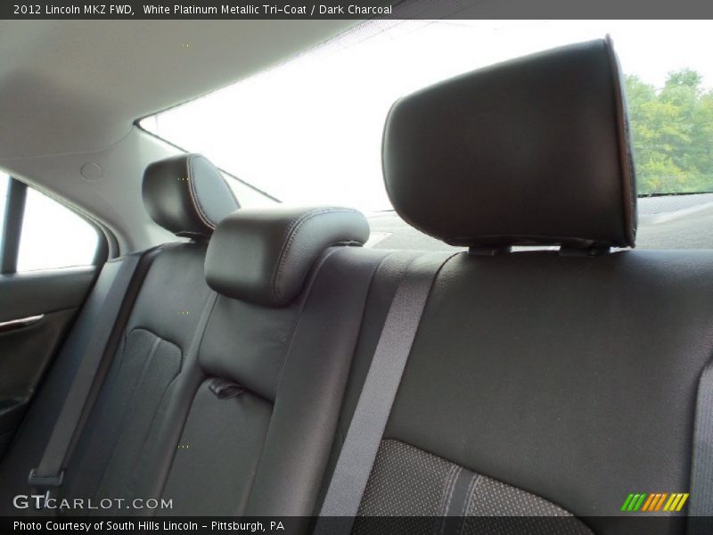 White Platinum Metallic Tri-Coat / Dark Charcoal 2012 Lincoln MKZ FWD