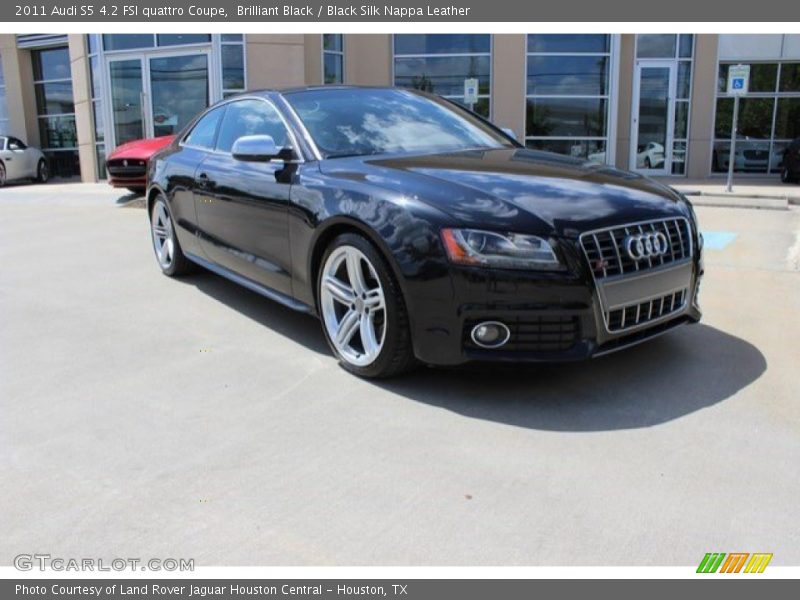 Brilliant Black / Black Silk Nappa Leather 2011 Audi S5 4.2 FSI quattro Coupe