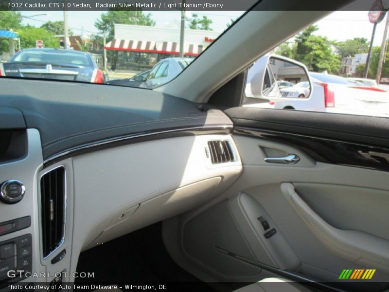 Radiant Silver Metallic / Light Titanium/Ebony 2012 Cadillac CTS 3.0 Sedan