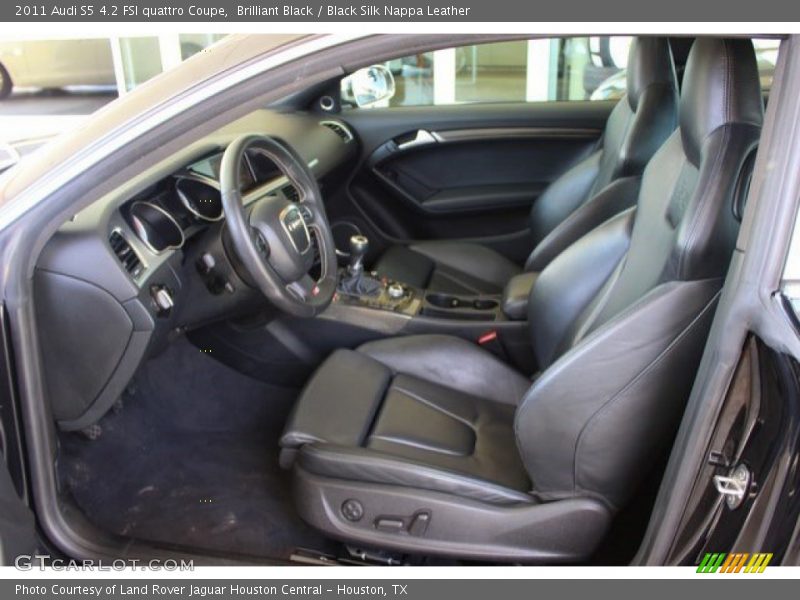 Brilliant Black / Black Silk Nappa Leather 2011 Audi S5 4.2 FSI quattro Coupe