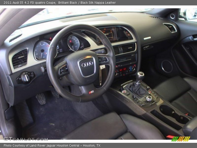 Brilliant Black / Black Silk Nappa Leather 2011 Audi S5 4.2 FSI quattro Coupe