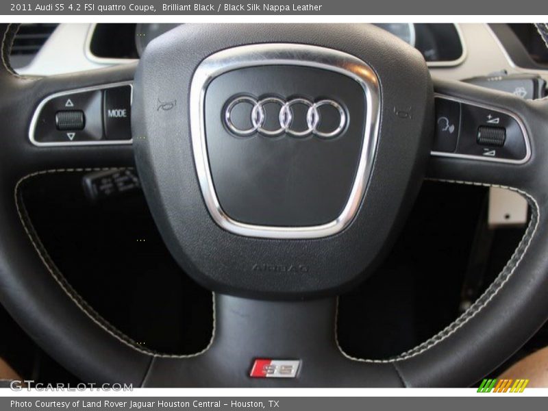 Brilliant Black / Black Silk Nappa Leather 2011 Audi S5 4.2 FSI quattro Coupe