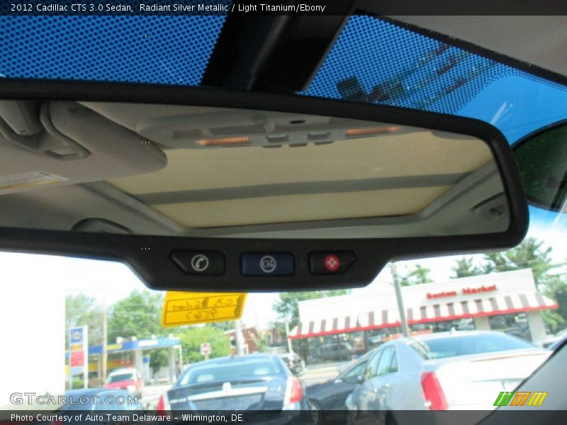 Radiant Silver Metallic / Light Titanium/Ebony 2012 Cadillac CTS 3.0 Sedan