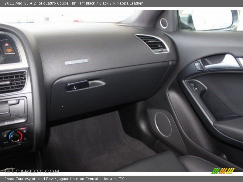 Brilliant Black / Black Silk Nappa Leather 2011 Audi S5 4.2 FSI quattro Coupe