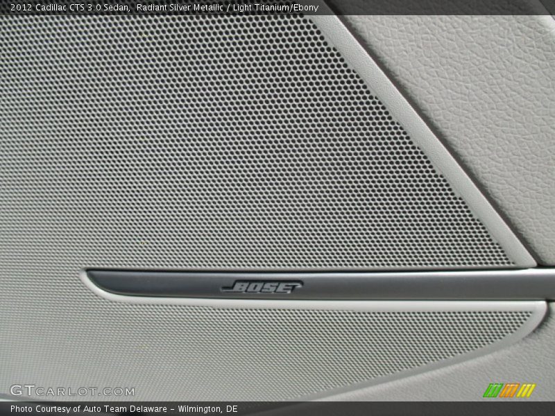 Radiant Silver Metallic / Light Titanium/Ebony 2012 Cadillac CTS 3.0 Sedan