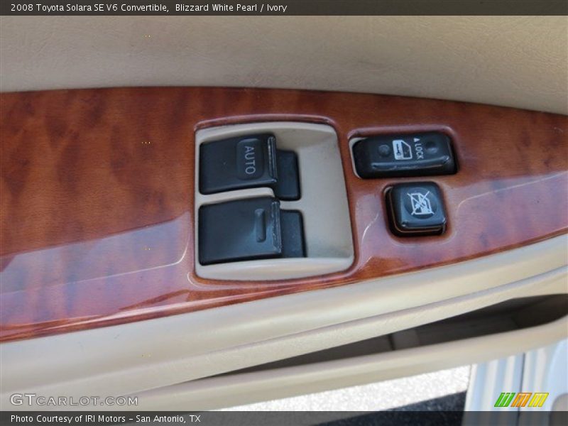 Blizzard White Pearl / Ivory 2008 Toyota Solara SE V6 Convertible