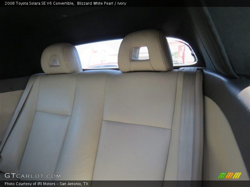 Blizzard White Pearl / Ivory 2008 Toyota Solara SE V6 Convertible