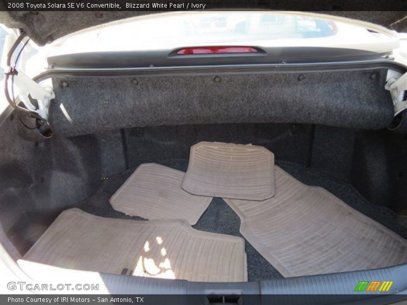 Blizzard White Pearl / Ivory 2008 Toyota Solara SE V6 Convertible