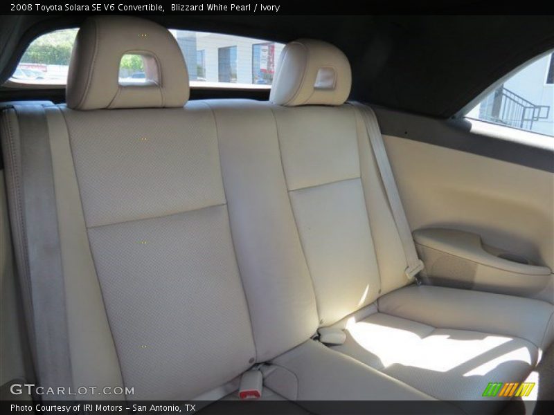 Blizzard White Pearl / Ivory 2008 Toyota Solara SE V6 Convertible