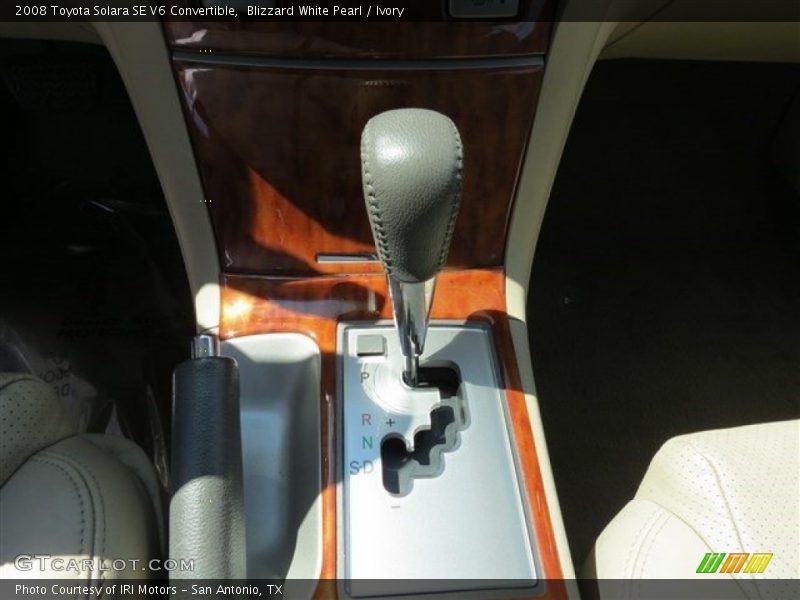 Blizzard White Pearl / Ivory 2008 Toyota Solara SE V6 Convertible