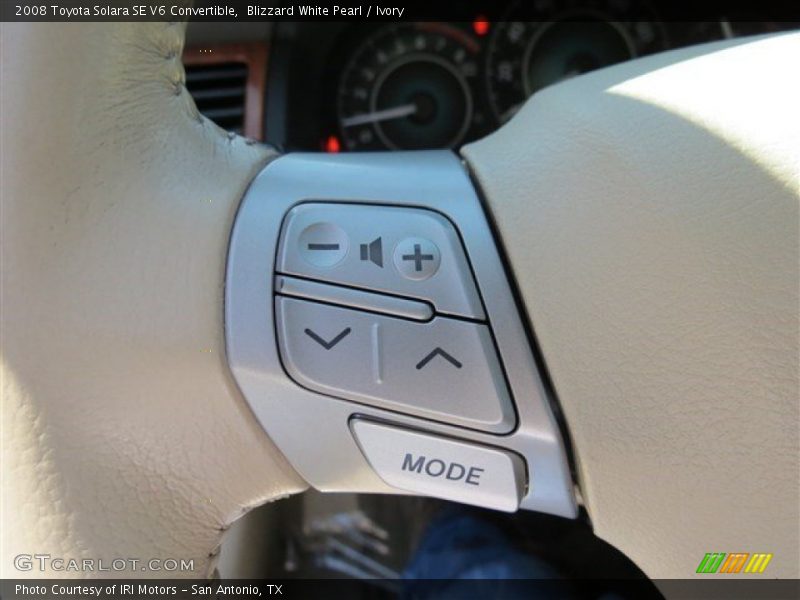 Blizzard White Pearl / Ivory 2008 Toyota Solara SE V6 Convertible