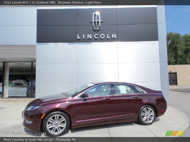 Bordeaux Reserve / Light Dune 2013 Lincoln MKZ 2.0L EcoBoost FWD