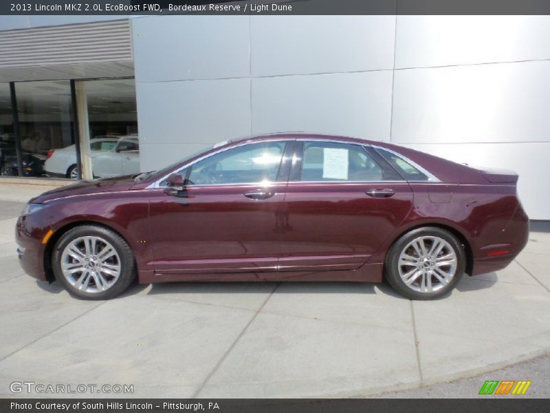 Bordeaux Reserve / Light Dune 2013 Lincoln MKZ 2.0L EcoBoost FWD