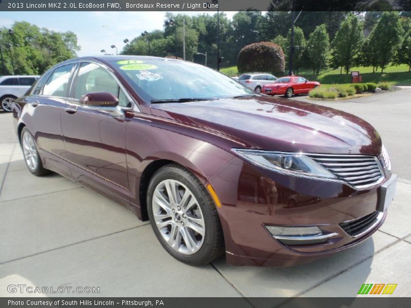 Bordeaux Reserve / Light Dune 2013 Lincoln MKZ 2.0L EcoBoost FWD