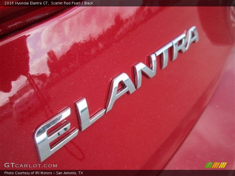 Scarlet Red Pearl / Black 2016 Hyundai Elantra GT