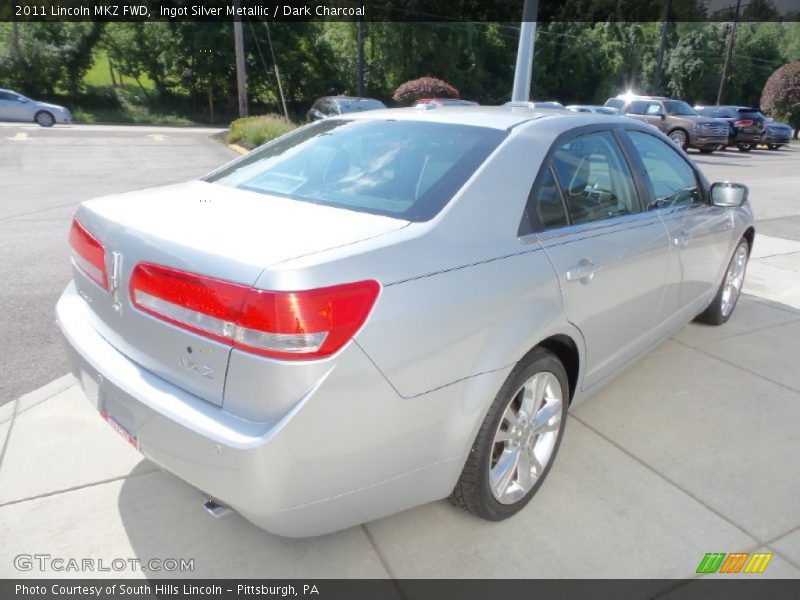 Ingot Silver Metallic / Dark Charcoal 2011 Lincoln MKZ FWD