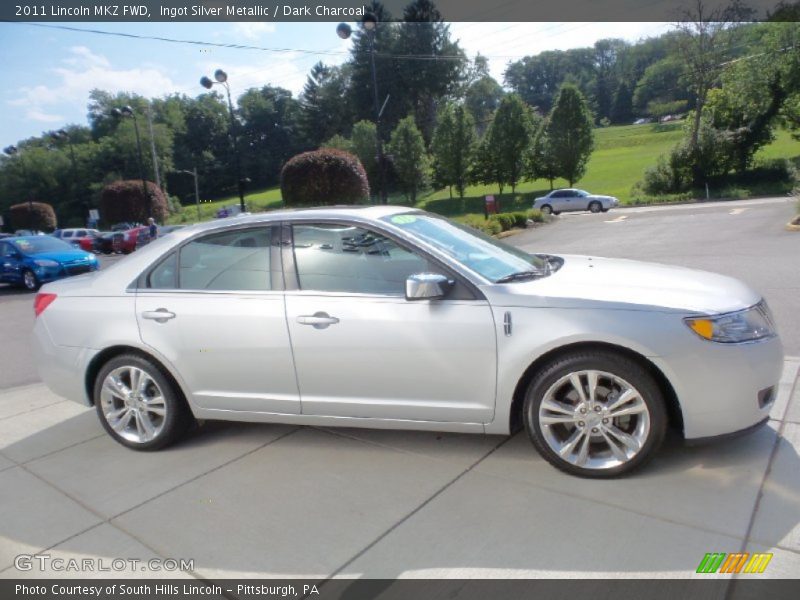 Ingot Silver Metallic / Dark Charcoal 2011 Lincoln MKZ FWD