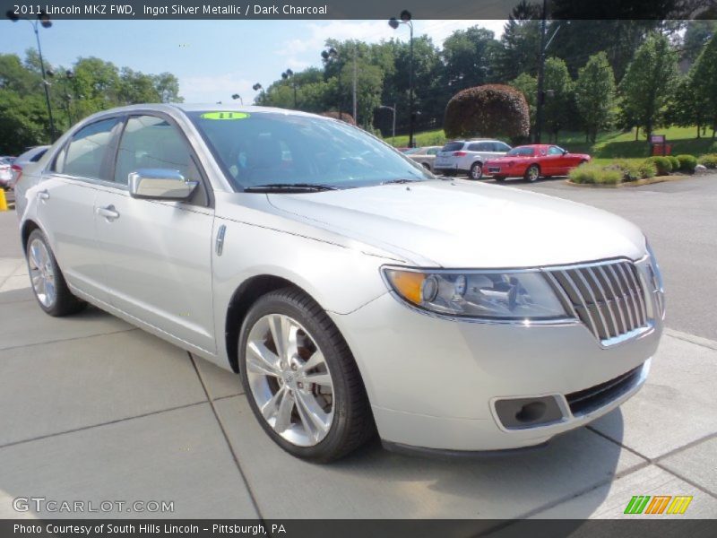 Ingot Silver Metallic / Dark Charcoal 2011 Lincoln MKZ FWD