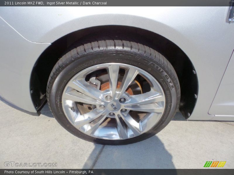 Ingot Silver Metallic / Dark Charcoal 2011 Lincoln MKZ FWD