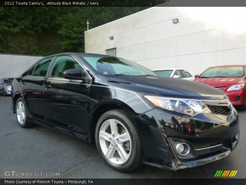 Attitude Black Metallic / Ivory 2012 Toyota Camry L