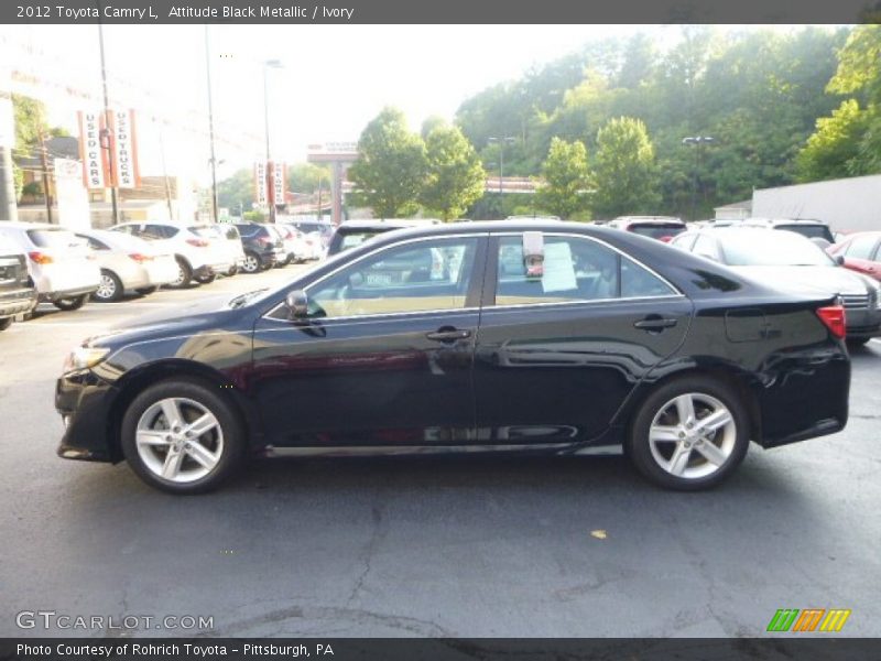 Attitude Black Metallic / Ivory 2012 Toyota Camry L