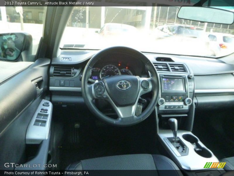 Attitude Black Metallic / Ivory 2012 Toyota Camry L