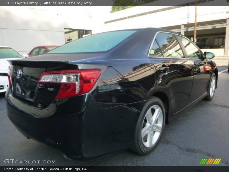 Attitude Black Metallic / Ivory 2012 Toyota Camry L