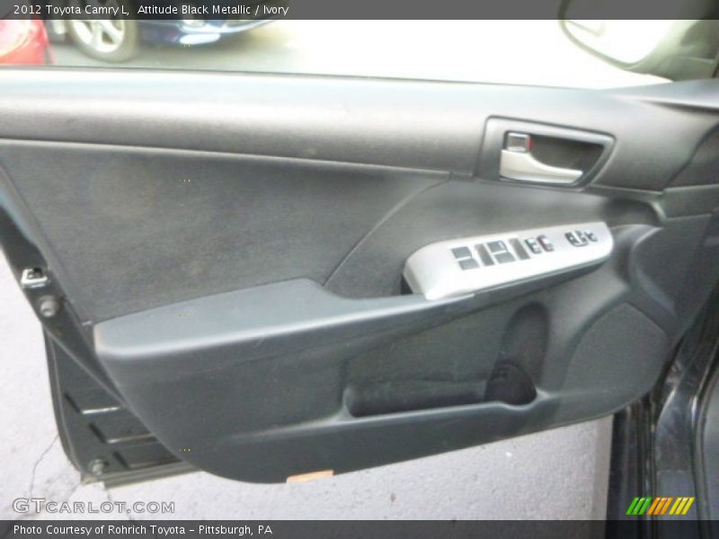 Attitude Black Metallic / Ivory 2012 Toyota Camry L