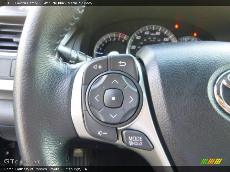 Attitude Black Metallic / Ivory 2012 Toyota Camry L