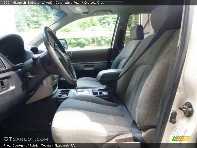 Dover White Pearl / Charcoal Gray 2004 Mitsubishi Endeavor LS AWD