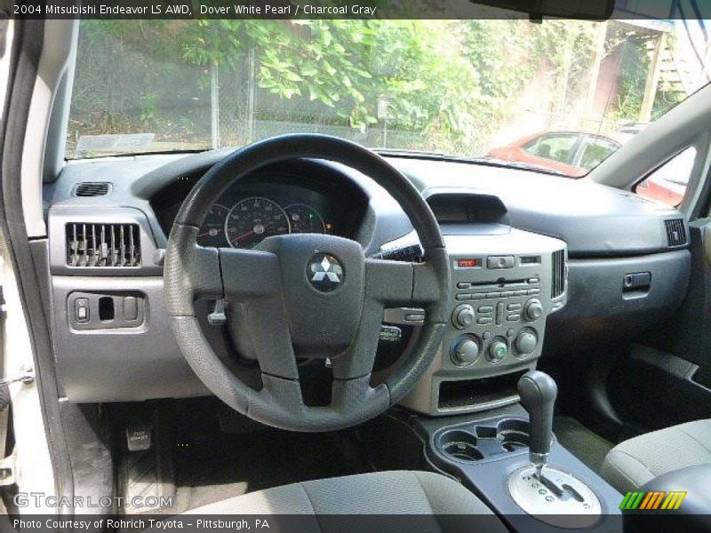 Dover White Pearl / Charcoal Gray 2004 Mitsubishi Endeavor LS AWD